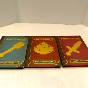 Minecraft books plus command blocks bonus book set of 3